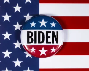 Joe Biden, America flag